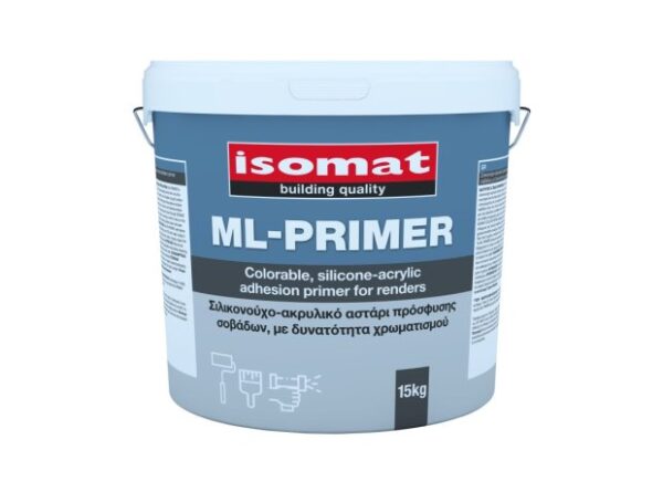 ML-PRIMER 15kg Λευκό. Σιλικονουχο ακρυλικό αστάρι