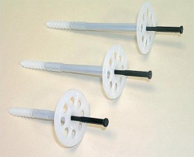 Βύσμα στερέωσης 14cm με πλαστική καρφίδα